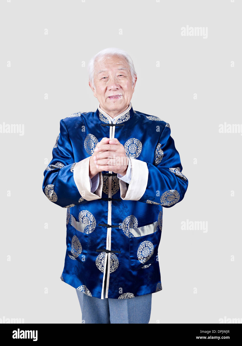 Porträt von senior chinesischer Mann Stockfoto