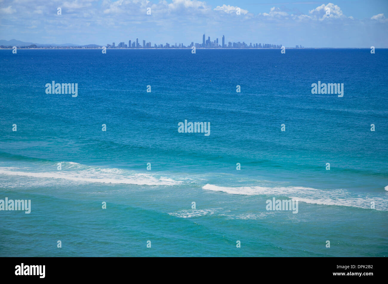Gold Coast von Kirra Punkt Stockfoto