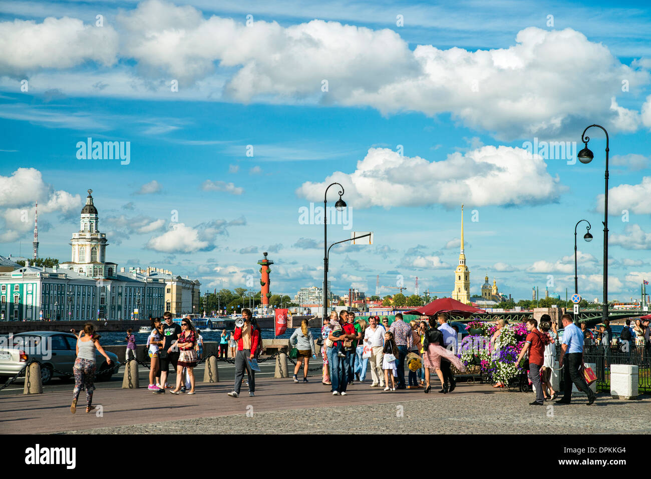 Dekabristen Square, Sankt Petersburg, Russland Stockfoto