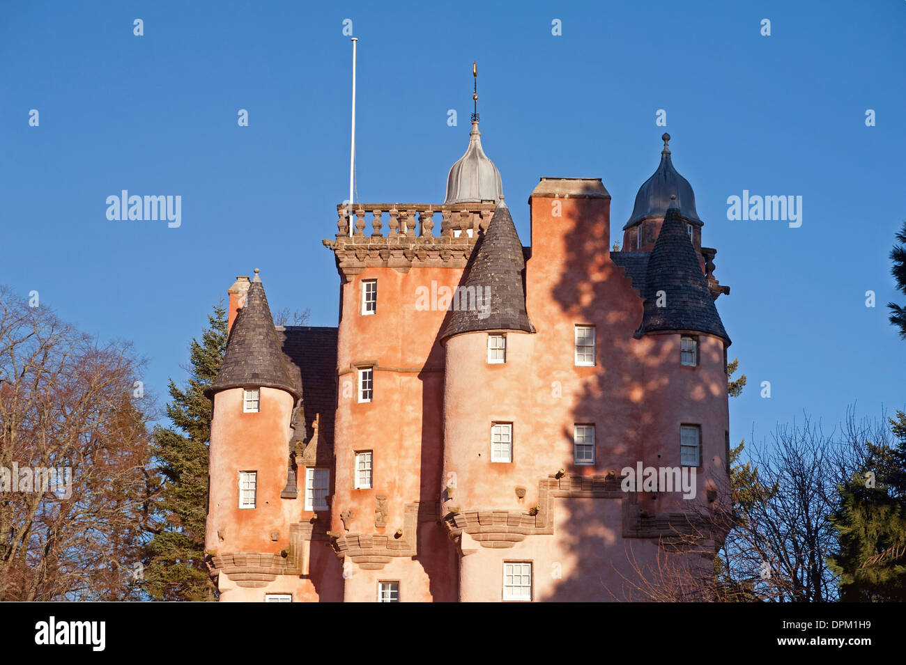 Craigievar Castle, von Alford, Aberdeenshire. Grampian Region.  SCO 9209. Stockfoto