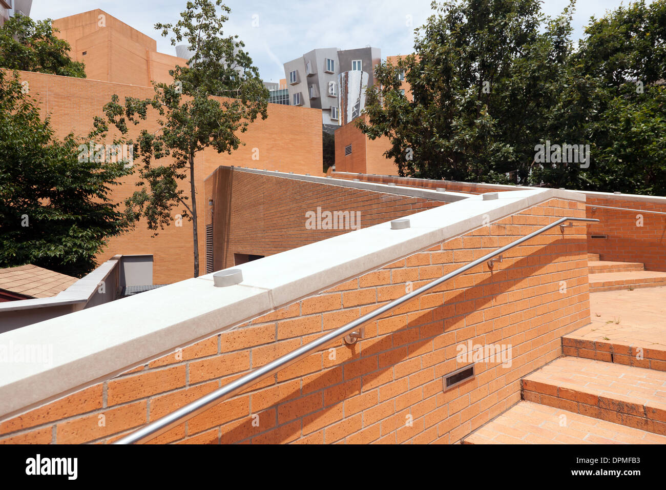 Bestandteil der Ray und Maria Stata Center, M.I.T., Cambridge, Massachusetts Stockfoto