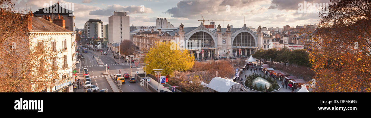 Der Bahnhof terminal in Tours, Frankreich. Stockfoto