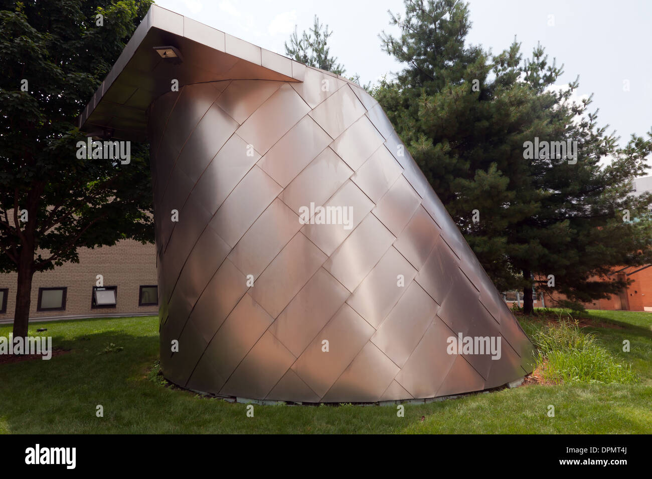 Bestandteil der Ray und Maria Stata Center, M.I.T., Cambridge, Massachusetts. Stockfoto