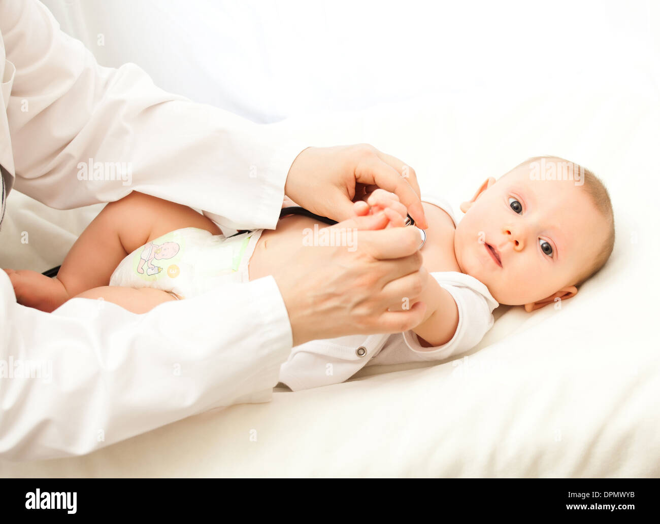Porträt des kaukasischen jungen baby Stockfoto