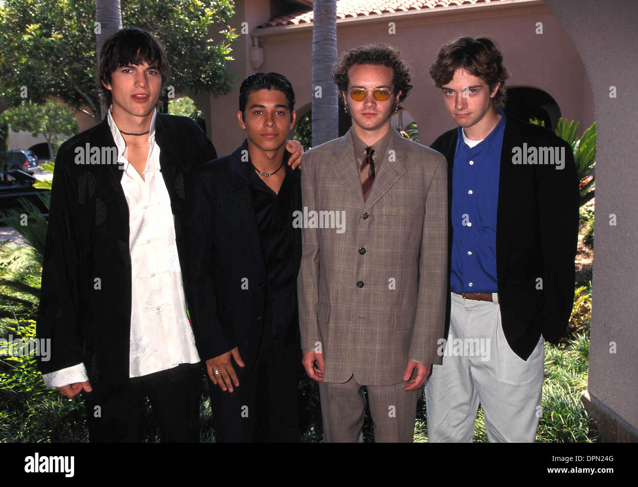 24. Mai 2006 - GRACE K12802LR.T.C.A. PRES TOUR FOX 07-21-1998.ASHTON KUTCHER, WILMER VALDERRAMA DANNY MASTERSON und TOPHER. LISA ROSE-PHOTOS(Credit Image: © Globe Photos/ZUMAPRESS.com) Stockfoto