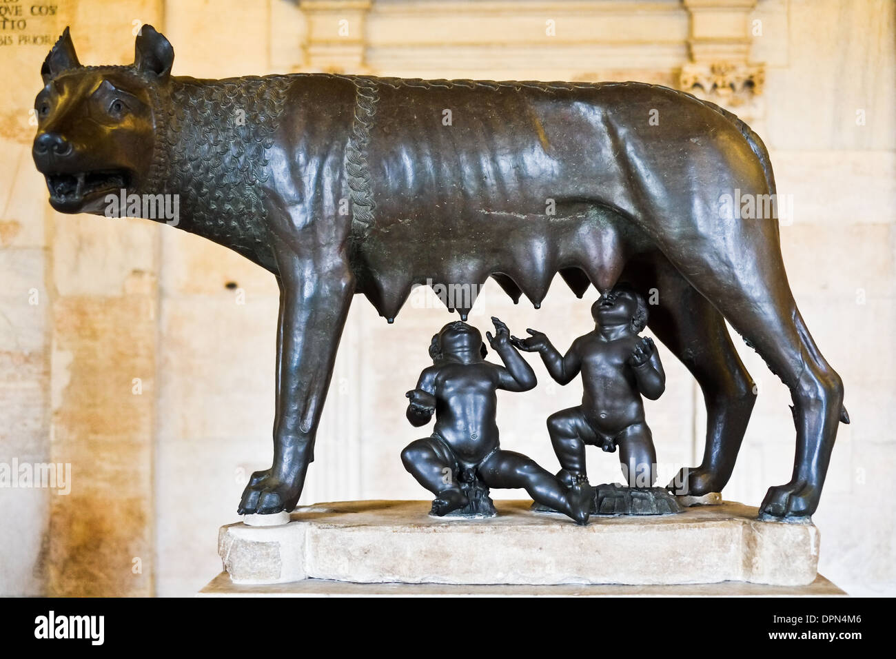 Romulus und Remus Rom, Italien Stockfoto