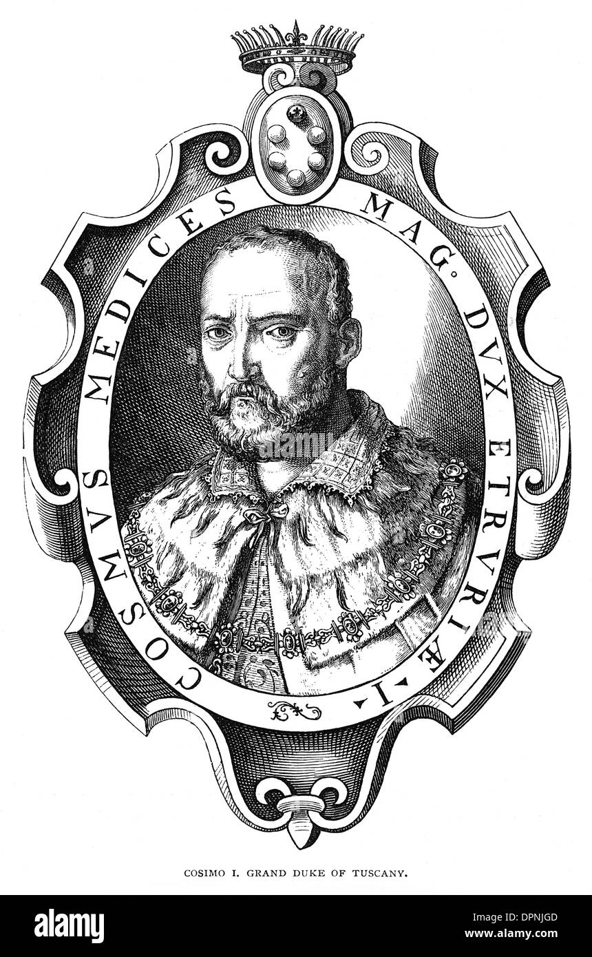 Herzog cosimo i de medici Schwarzweiß-Stockfotos und -bilder - Alamy