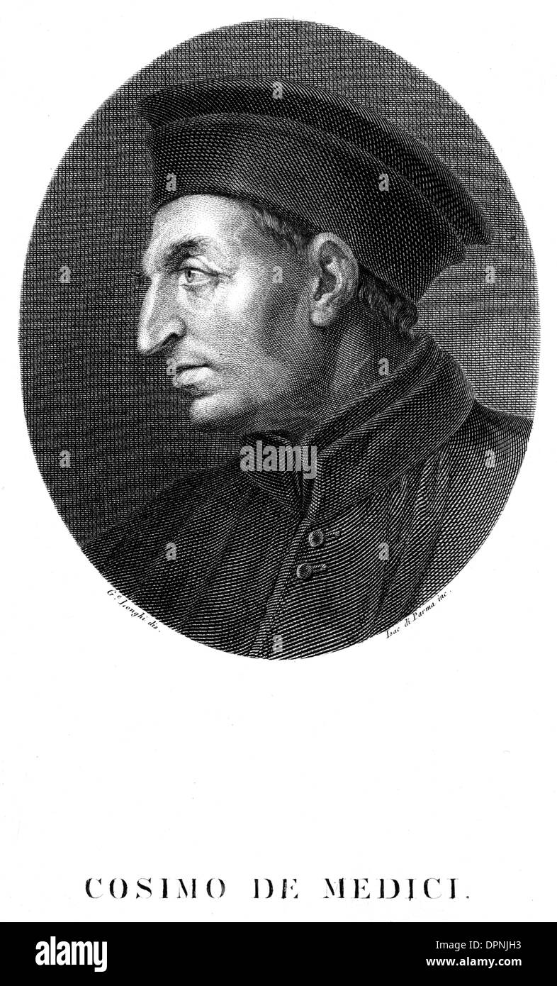 COSIMO DE MEDICI Stockfoto