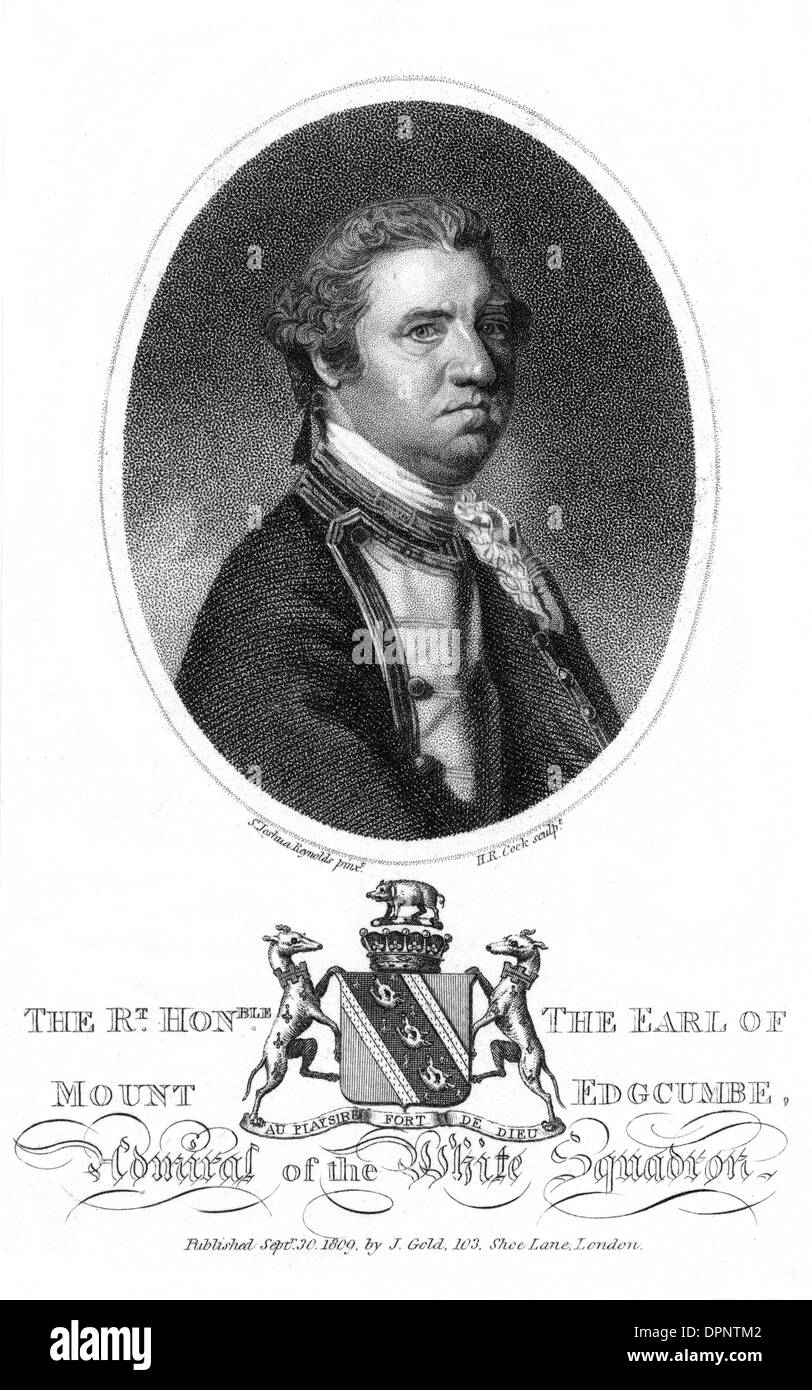 1. EARL MOUNT-EDGCUMBE Stockfoto