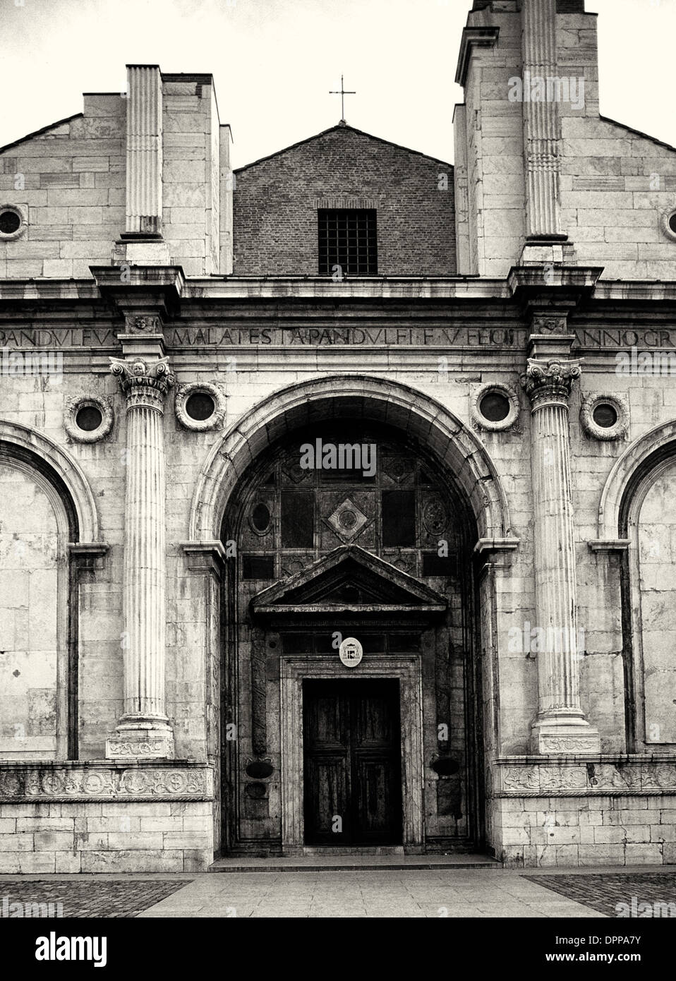 Renaissance Tempio Malatestiano, Malatesta, Rimini, Emilia-Romagna Stockfoto