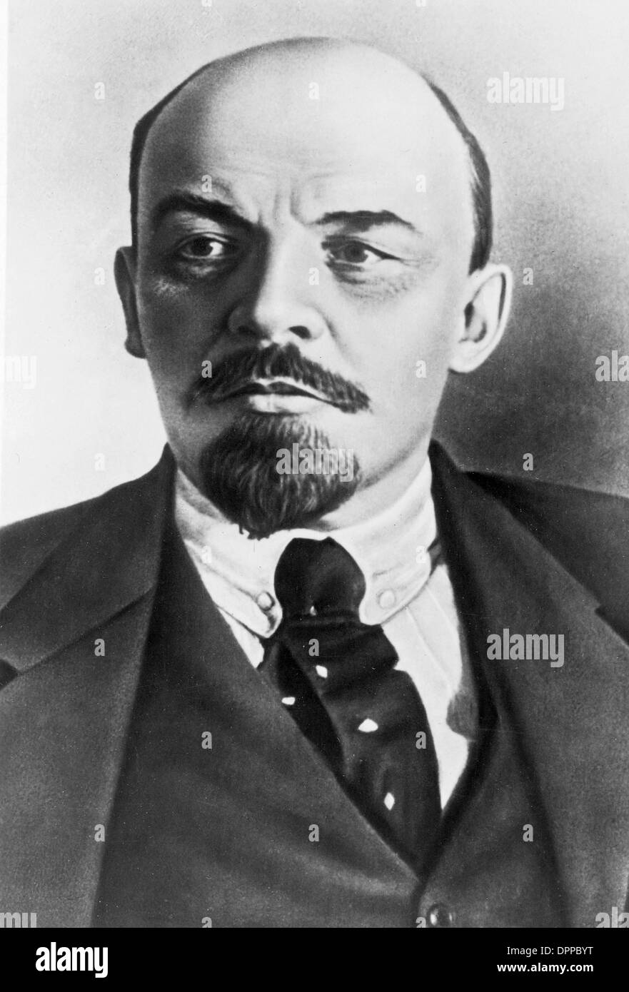 Vladimir Ilyich Lenin, russischer kommunistischer Revolutionär, Politiker und Ministerpräsident der Sowjetunion Stockfoto