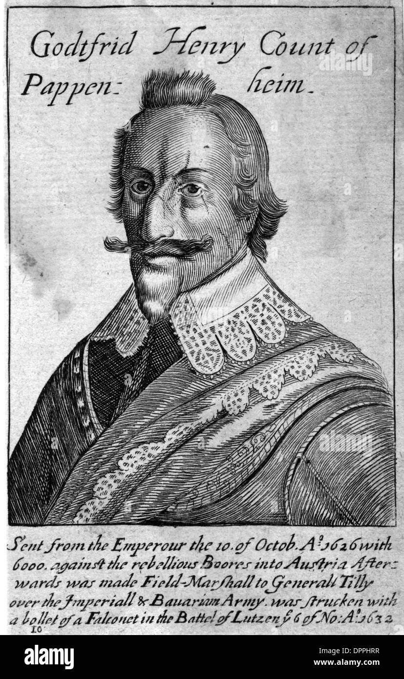 GRAF ZU PAPPENHEIM Stockfoto