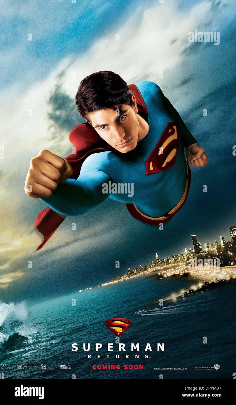 5. Juni 2006 - K49129ES. SUPERMAN RETURNS. TV-FILM NOCH. POSTER GELIEFERT WERDEN. BRANDON ROUTH(Credit Image: © Globe Photos/ZUMAPRESS.com) Stockfoto