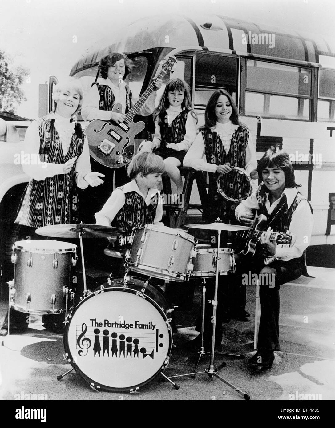 12. Juli 2006 - SHIRLEY JONES mit DAVID CASSIDY, DANNY BONADUCE, SUSAN DEY, JEREMY GELBWAKS und SUZANNE CROUGH '' THE PARTRIDGE FAMILY''. VON geliefert (Kredit-Bild: © Globe Photos/ZUMAPRESS.com) Stockfoto