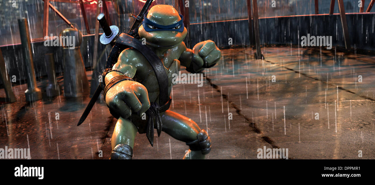 26. Oktober 2006 - Leonardo in Warner Bros.-PicturesÃ• und The Weinstein CompanyÃ•s Ã "Teenage Mutant Ninja Turtles, Ã" von Warner Bros Pictures vertrieben...  . TEENAGE MUTANT NINJA TURTLES. K53373ES. TV-FILM NOCH. VON Fotos geliefert (Kredit-Bild: © Globe Photos/ZUMAPRESS.com) Stockfoto