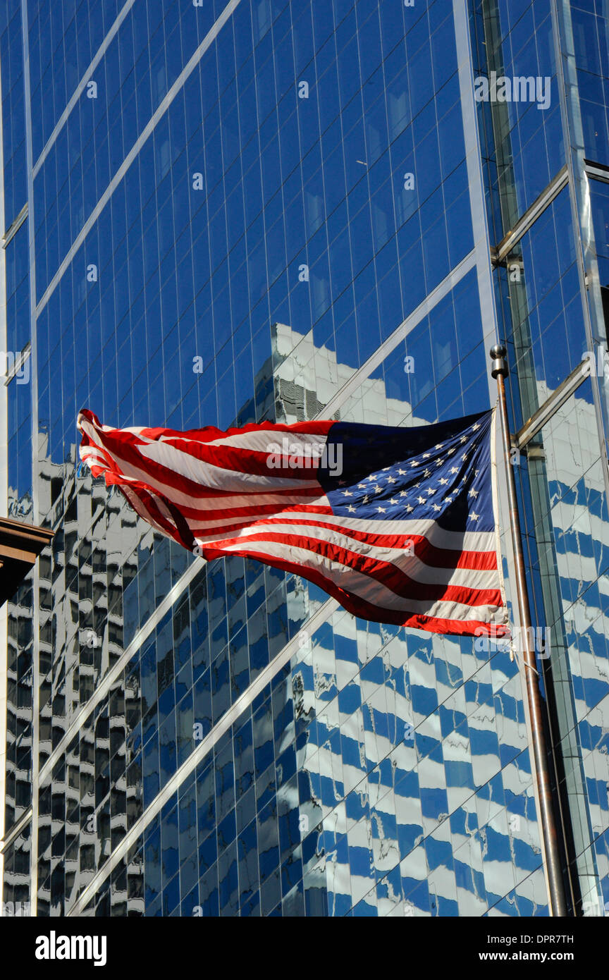 Amerikanische Flagge winken Stockfoto