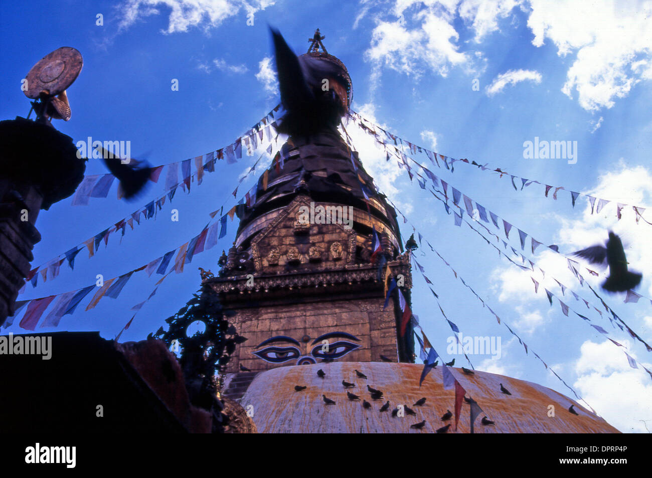 30. Dezember 2008 - Nepal, ist Nepal - Nepal ein Binnenstaat in Südasien mit das Himalaya-Gebirge, quer durch den nördlichen und westlichen Teilen und acht der zehn höchsten Berge der Welt, einschließlich der höchsten Mount Everest, die innerhalb ihrer Grenzen liegen. Hinduismus wird von einer großen Mehrheit der Bevölkerung praktiziert, aber das Land hat auch eine starke buddhistische Tradition.  (Cred Stockfoto