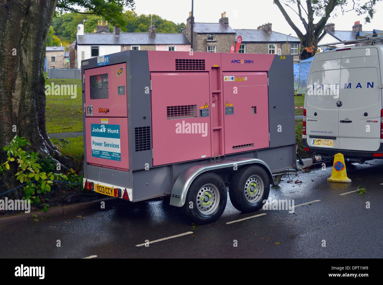 Denyo, Ultra Silent tragbaren Generator. Stockfoto