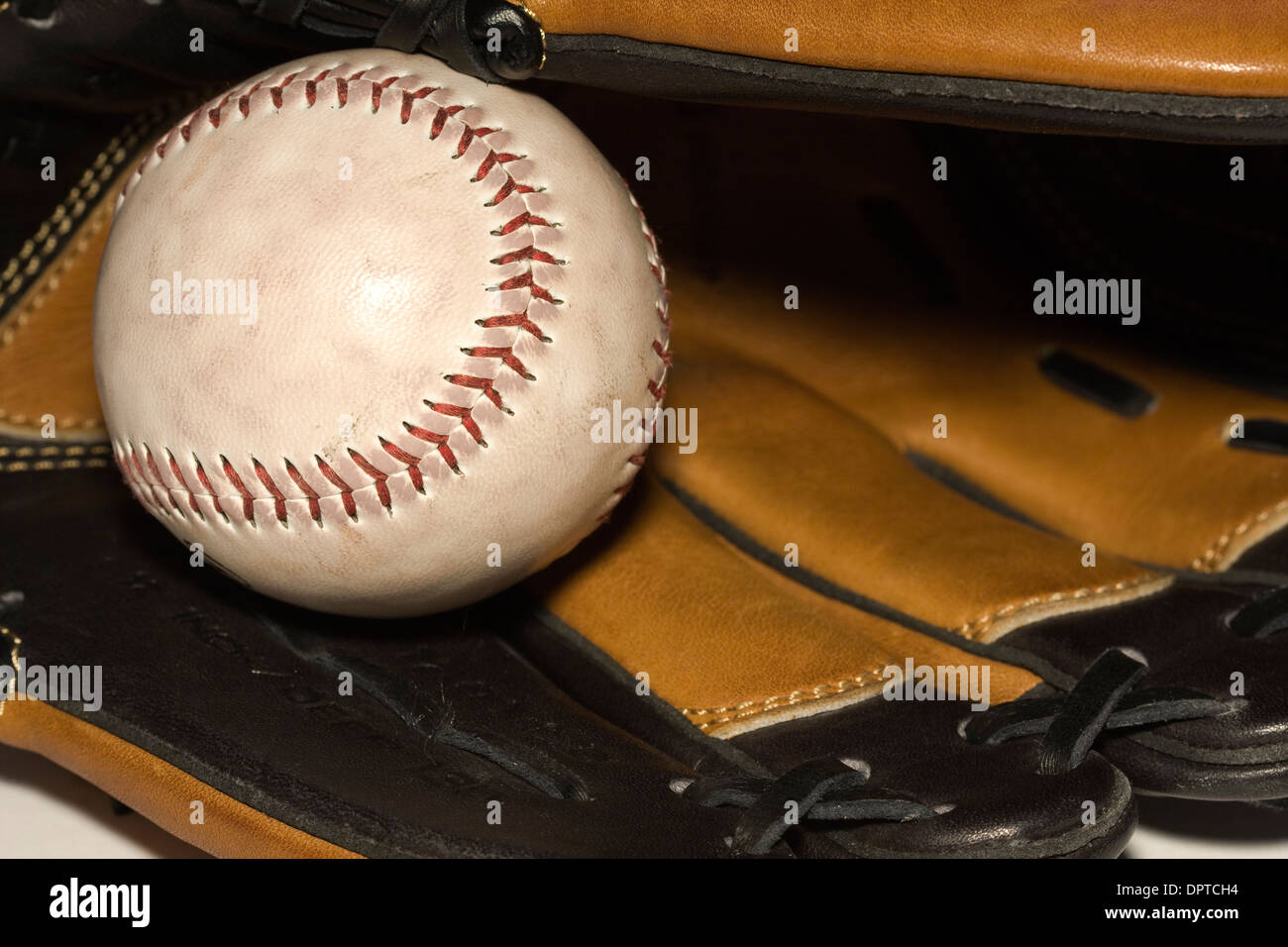 Baseball Handschuh Stockfoto
