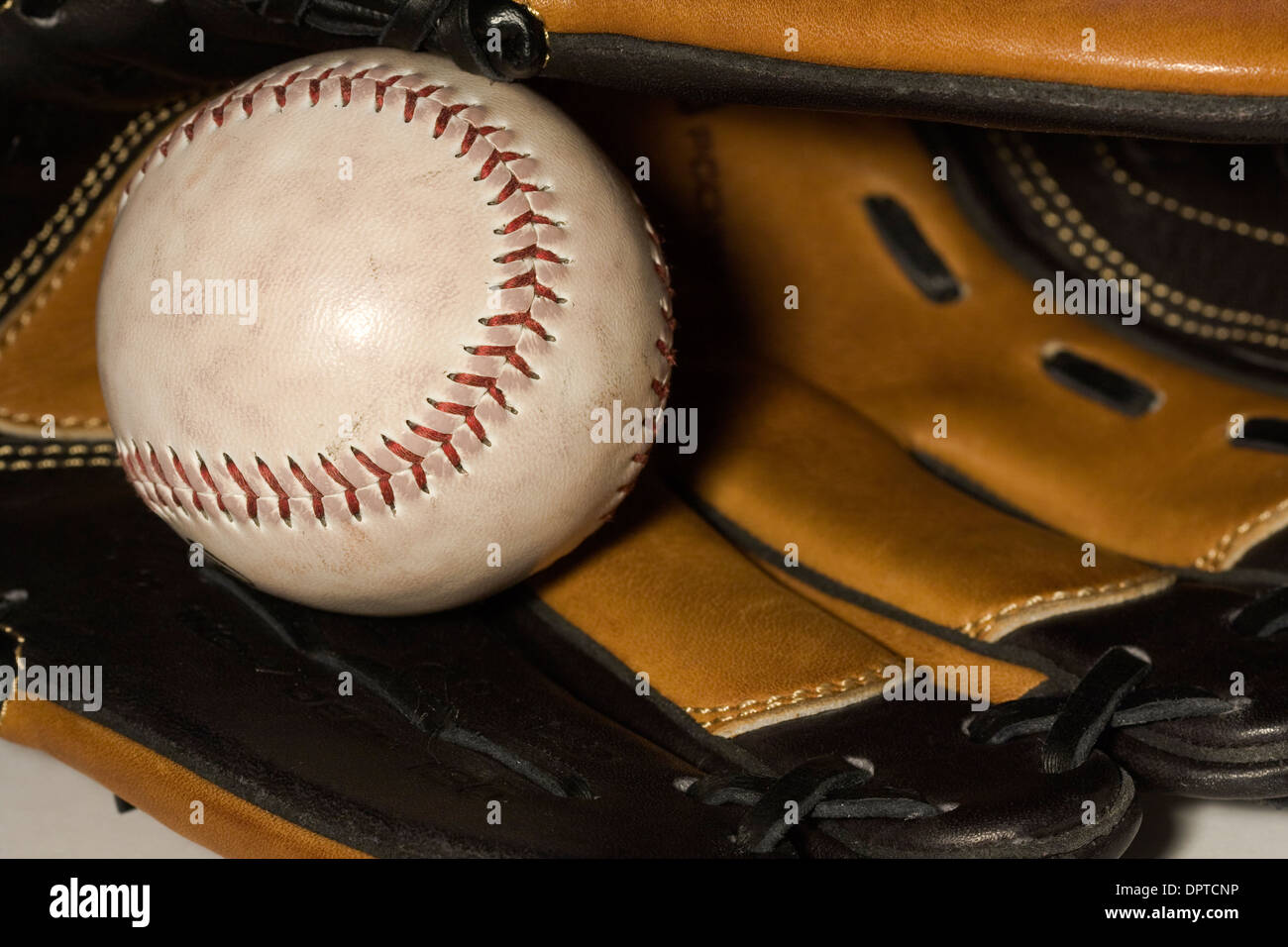 Baseball Handschuh Stockfoto