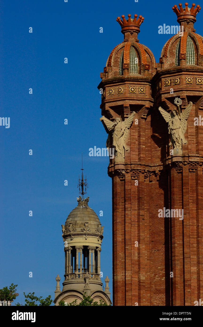 Arc de Triomf. Barcelona. Spanien Stockfoto