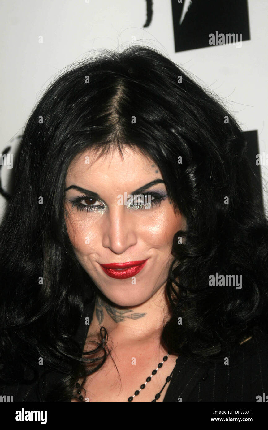 K60873EG. KAT VON D HÄLT EINE PARTY FÜR IHR BUCH "HIGH VOLTAGE TATTOO'' RESTAURANT TAO IM INNEREN DAS VENETIAN RESORT AND CASINO, LAS VEGAS NV 02-05-2009.PHOTO VON ED GELLER-GLOBE FOTOS. KAT VON D (Kredit-Bild: © Ed Geller/Globe Photos/ZUMAPRESS.com) Stockfoto