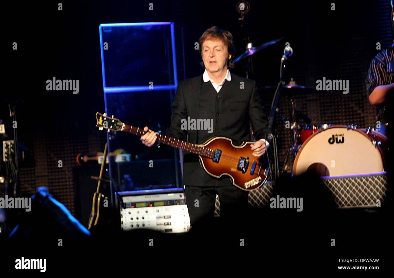 PAUL McCARTNEY Konzert in The Joynt in das Hard Rock Resort and Casino, Las Vegas, Nevada-04-19-2009.Photo von Ed Geller-Globe Fotos, Inc. Â © 2009.K61713EG (Credit-Bild: © Ed Geller/Globe Photos/ZUMAPRESS.com) Stockfoto