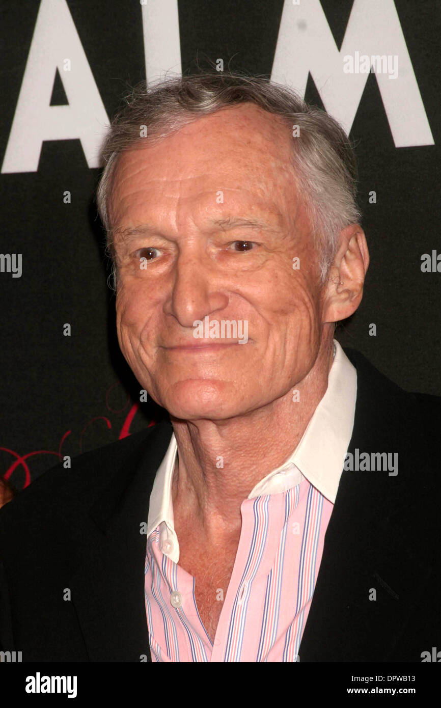 K61963EG. Playboy Magazin nennt es ist 2009 Playmate Of The Year bei den Palms Resort and Casino, Las Vegas, NV 05-02-2009.Photo von Ed Geller-Globe Photos.HUGH HEFNER (Credit-Bild: © Ed Geller/Globe Photos/ZUMAPRESS.com) Stockfoto