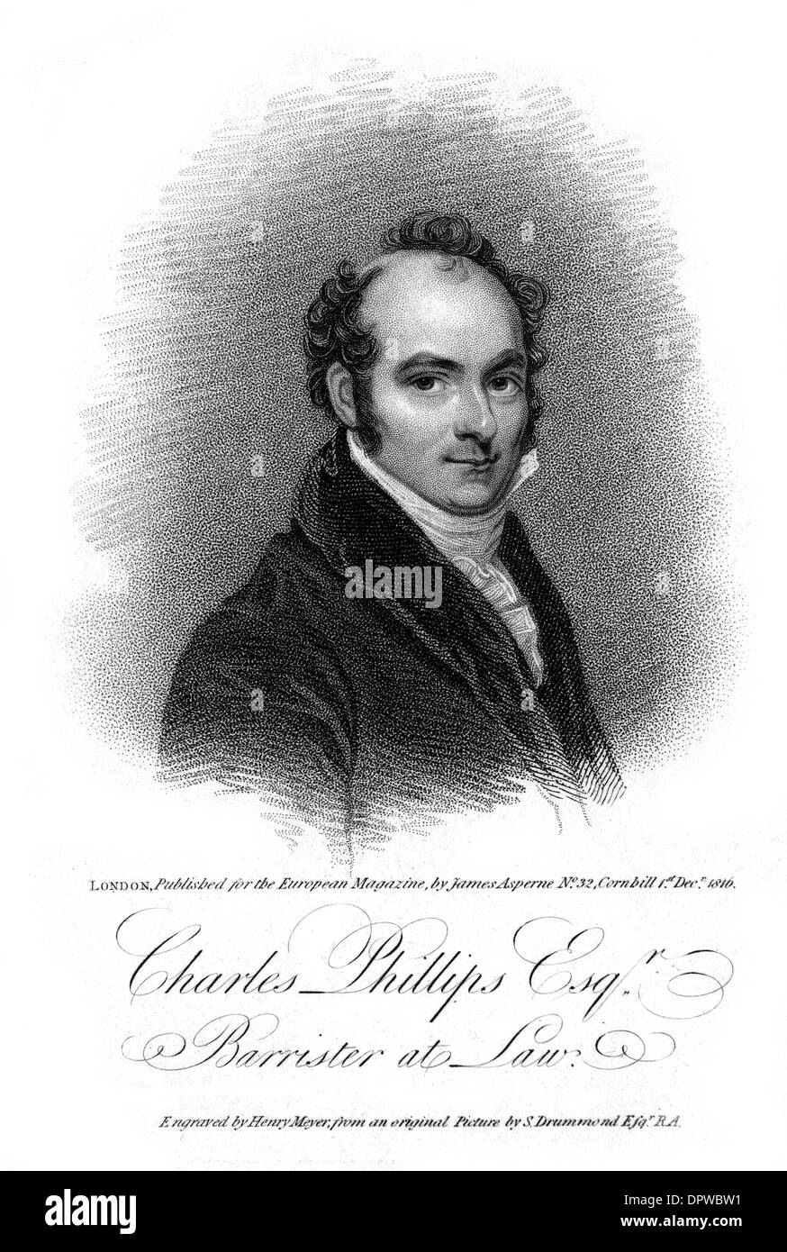 CHARLES PHILLIPS Stockfoto