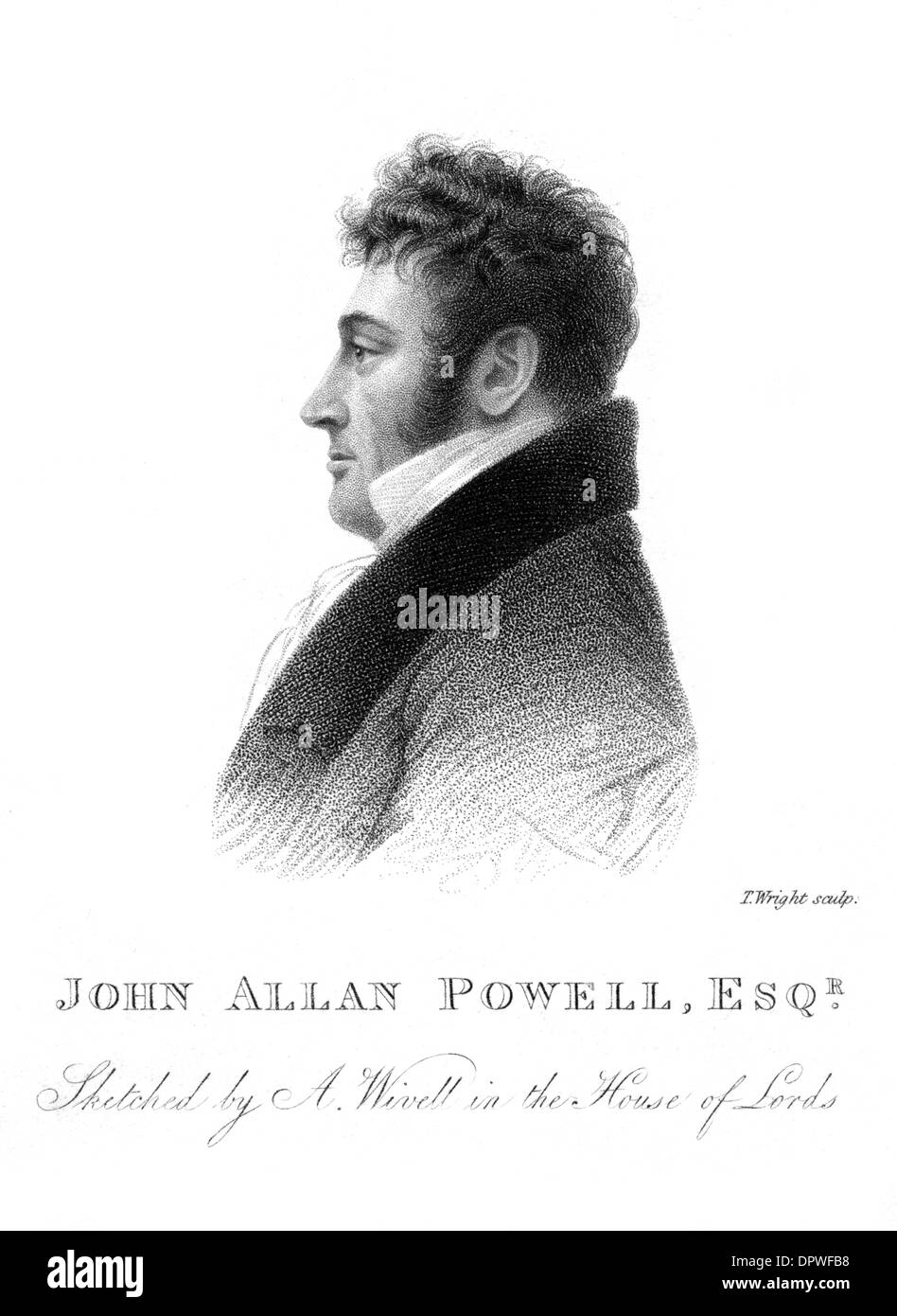 JOHN ALLAN POWELL Stockfoto