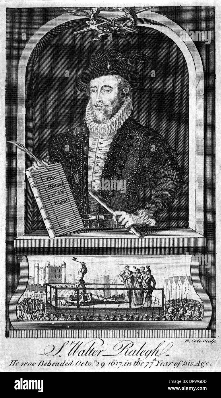 SIR WALTER RALEIGH Stockfoto SIR WALTER RALEIGH Stockfoto