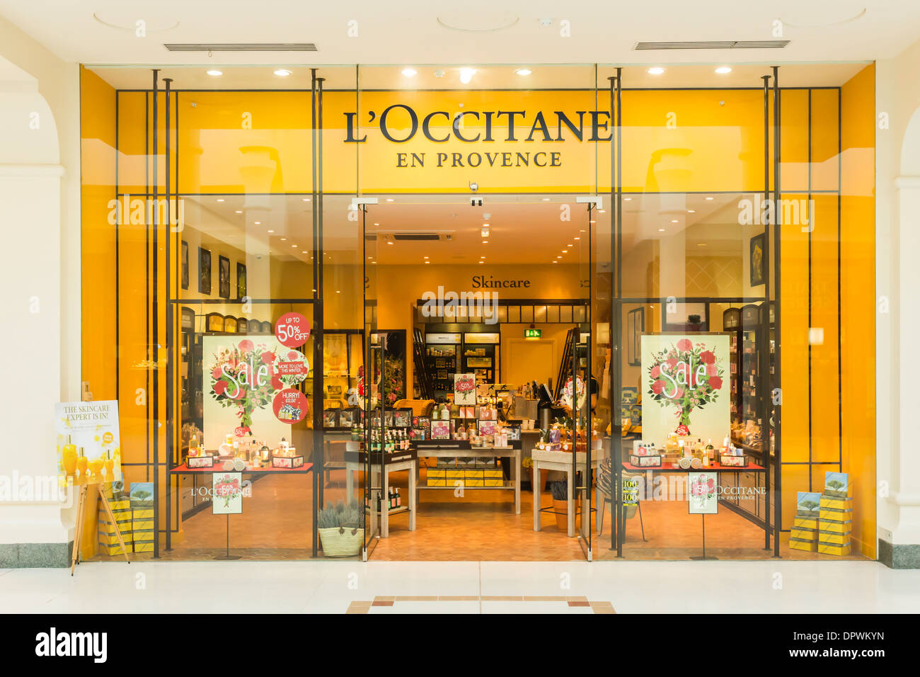 L ' Occitane En Provence Shop vorderen Einzelhandel Stockfotografie - Alamy