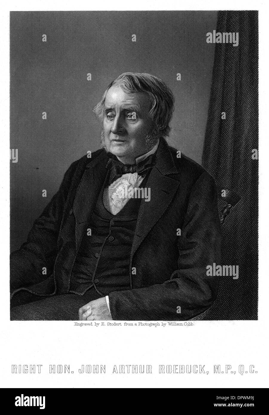 JOHN ARTHUR ROEBUCK Stockfoto
