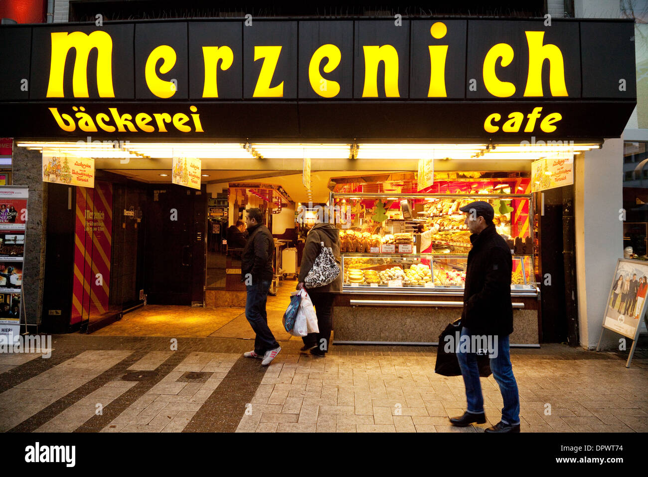 Eine deutsche Bäckerei und Café, Köln (Köln), Deutschland, Europa Stockfoto