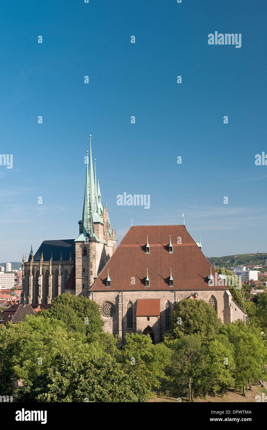 Dom, Erfurt, Deutschland Stockfoto
