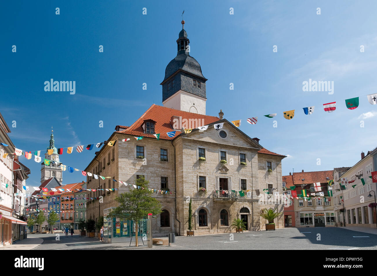 Rathaus, Bad Langensalza, Deutschland Stockfoto