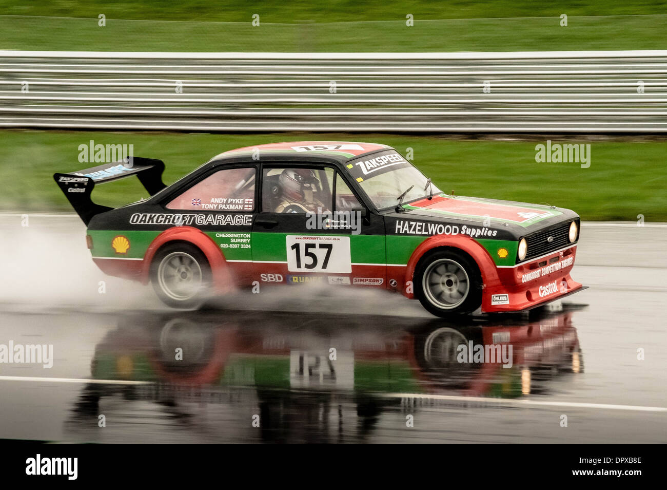 Ford Escort Classic Sport Cars Club in Snetterton 2013 Stockfoto