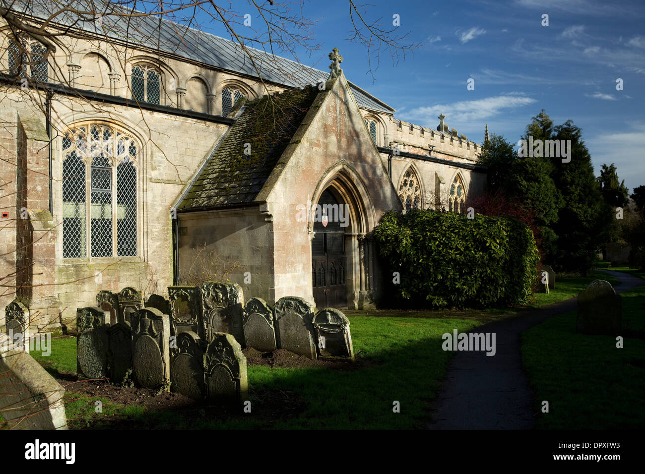 Allerheiligen Kirche, Moulton, Süd-Holland, Lincolnshire, Großbritannien Stockfoto