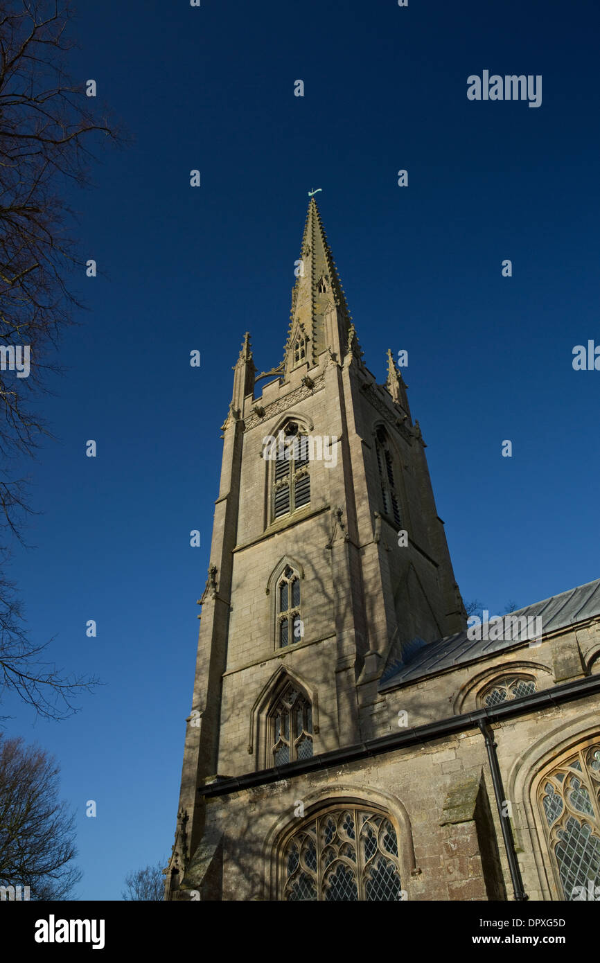 Allerheiligen Kirche, Moulton, Süd-Holland, Lincolnshire, Großbritannien Stockfoto