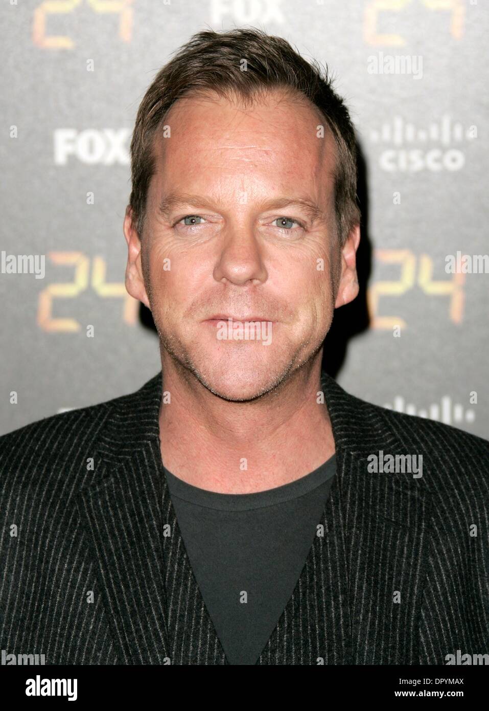 6. Januar 2009 - Los Angeles, Kalifornien, USA - Schauspieler KIEFER SUTHERLAND an der "24" 150. Episode & Saison 7 Premiere Party veranstaltet am XIV. (Kredit-Bild: © Lisa O'Connor/ZUMA Press) Stockfoto