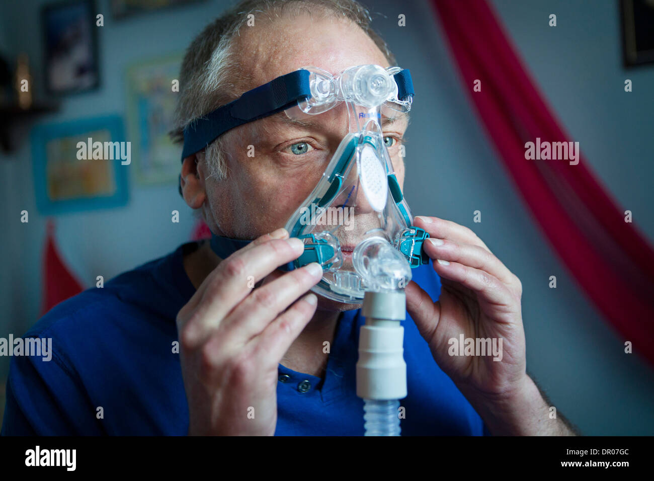 SCHLAF-APNOE-SYNDROM Stockfoto