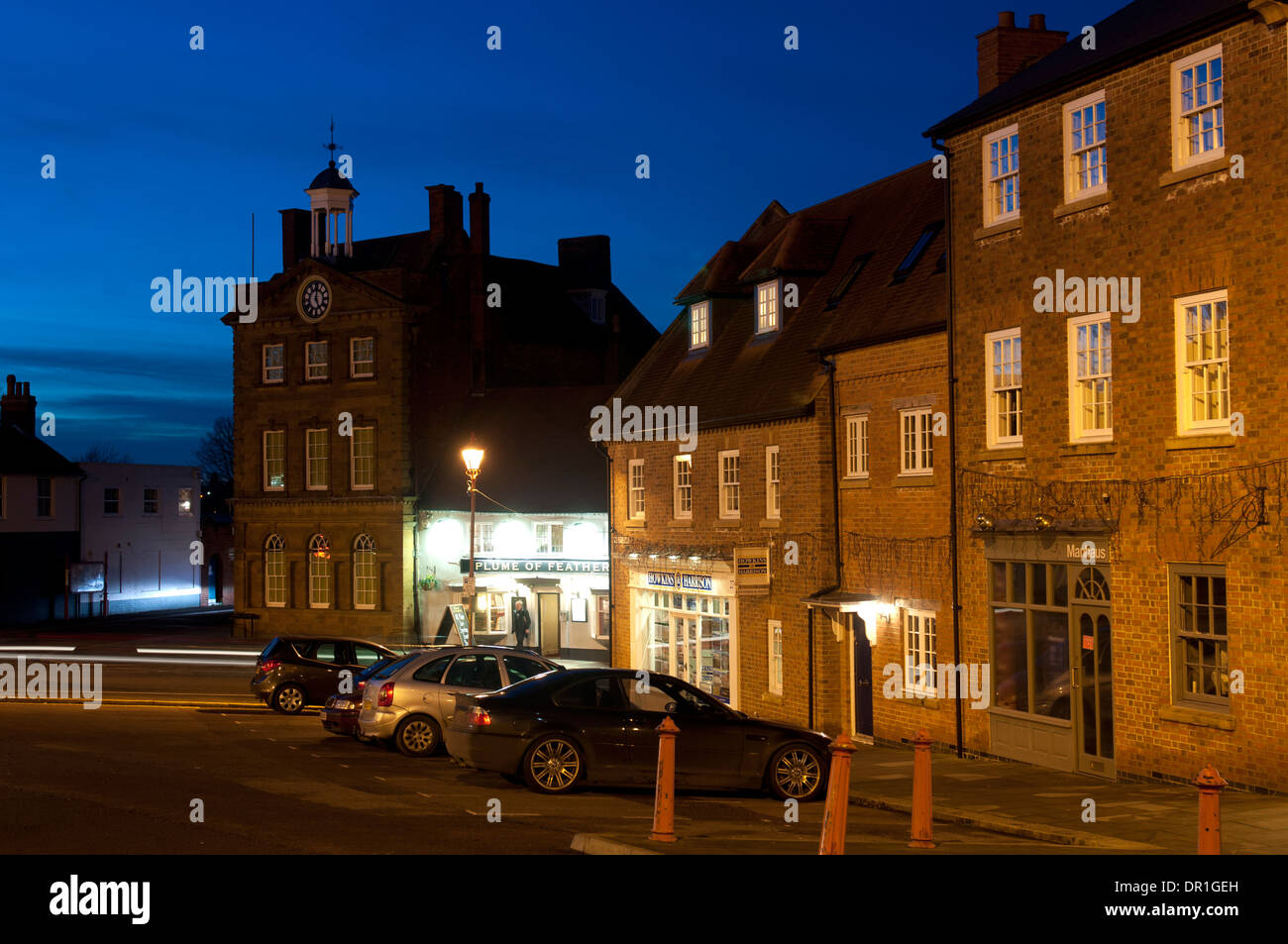 Marktplatz, Daventry, Northamptonshire, England, Vereinigtes Königreich Stockfoto