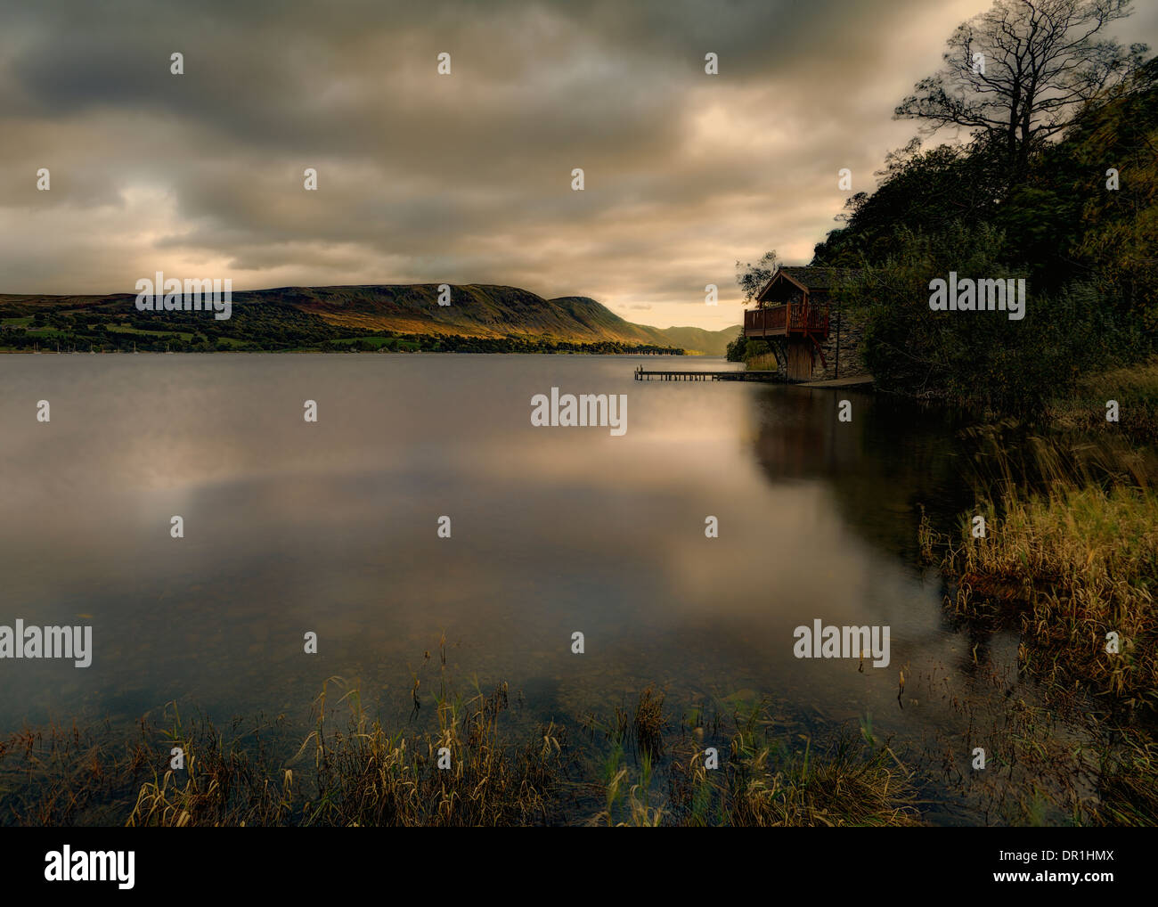 Herzog von Portland Bootshaus, Ullswater, Lake District, England Stockfoto
