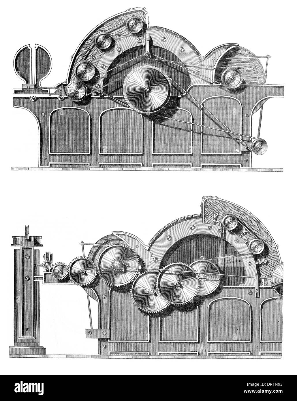 Leich Patent selbst Abisolieren Motor ca. 1889 Stockfoto