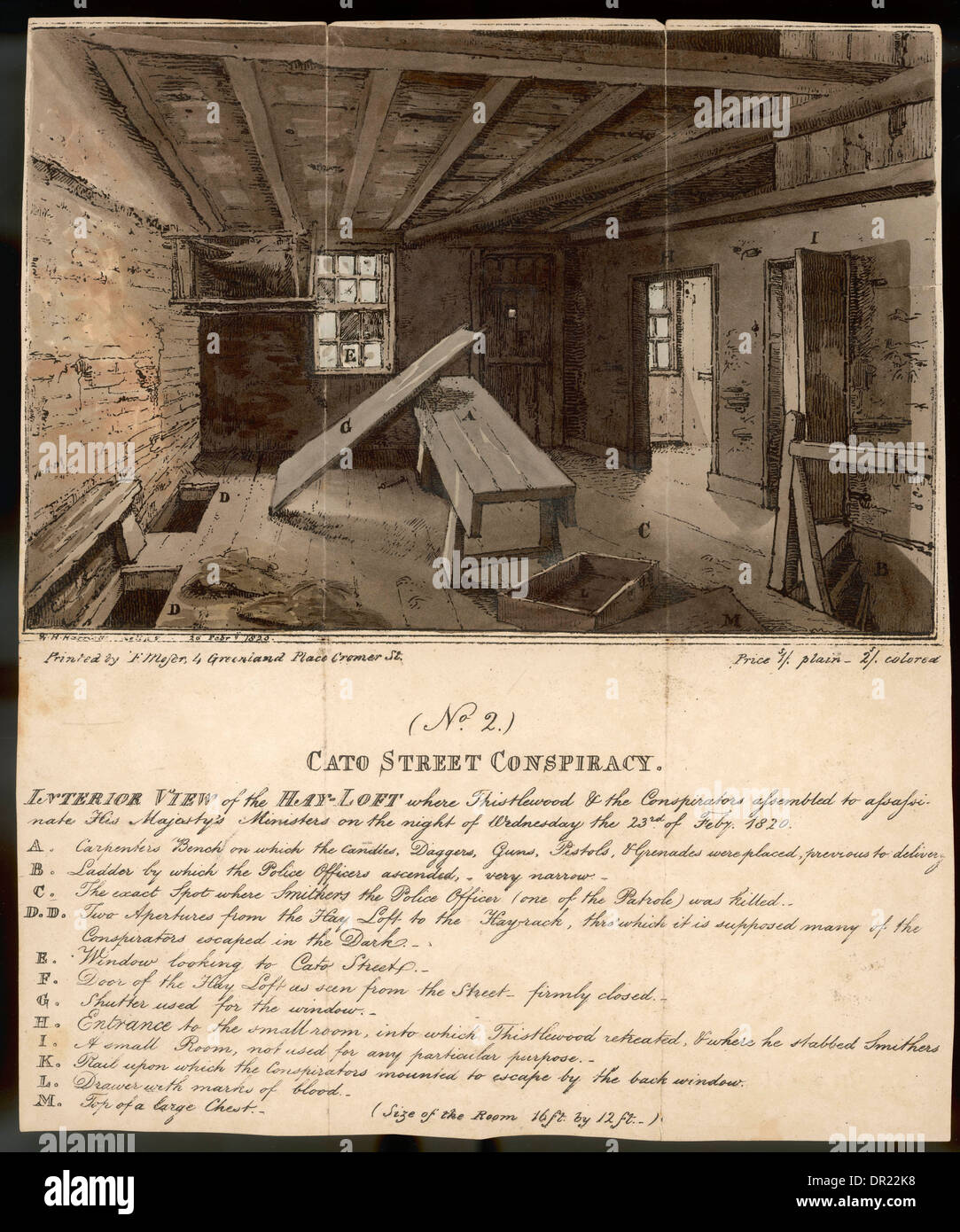 CATO STREET VERSCHWÖRUNG 2 Stockfoto