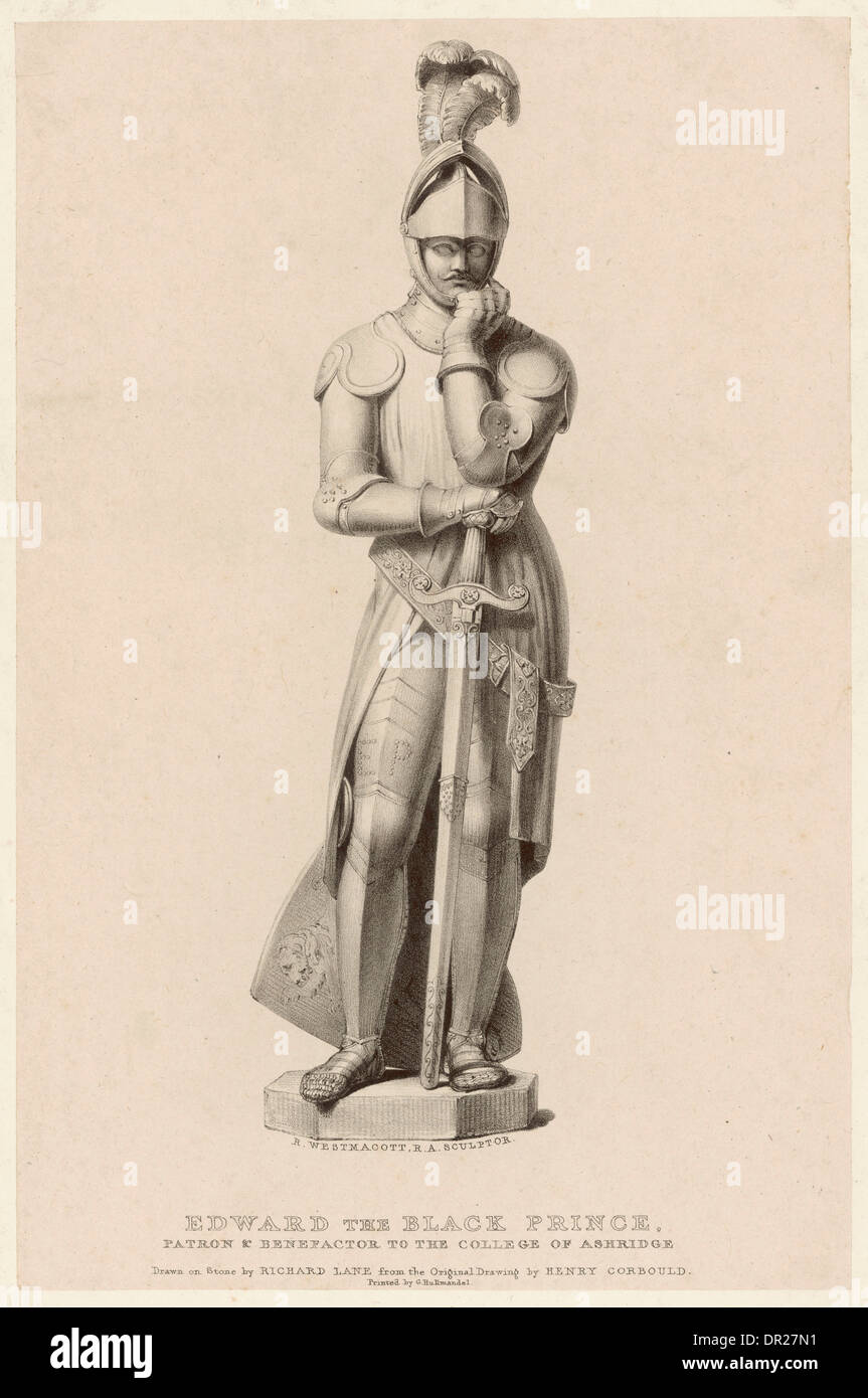 DER SCHWARZE PRINZ EDWARD Stockfoto