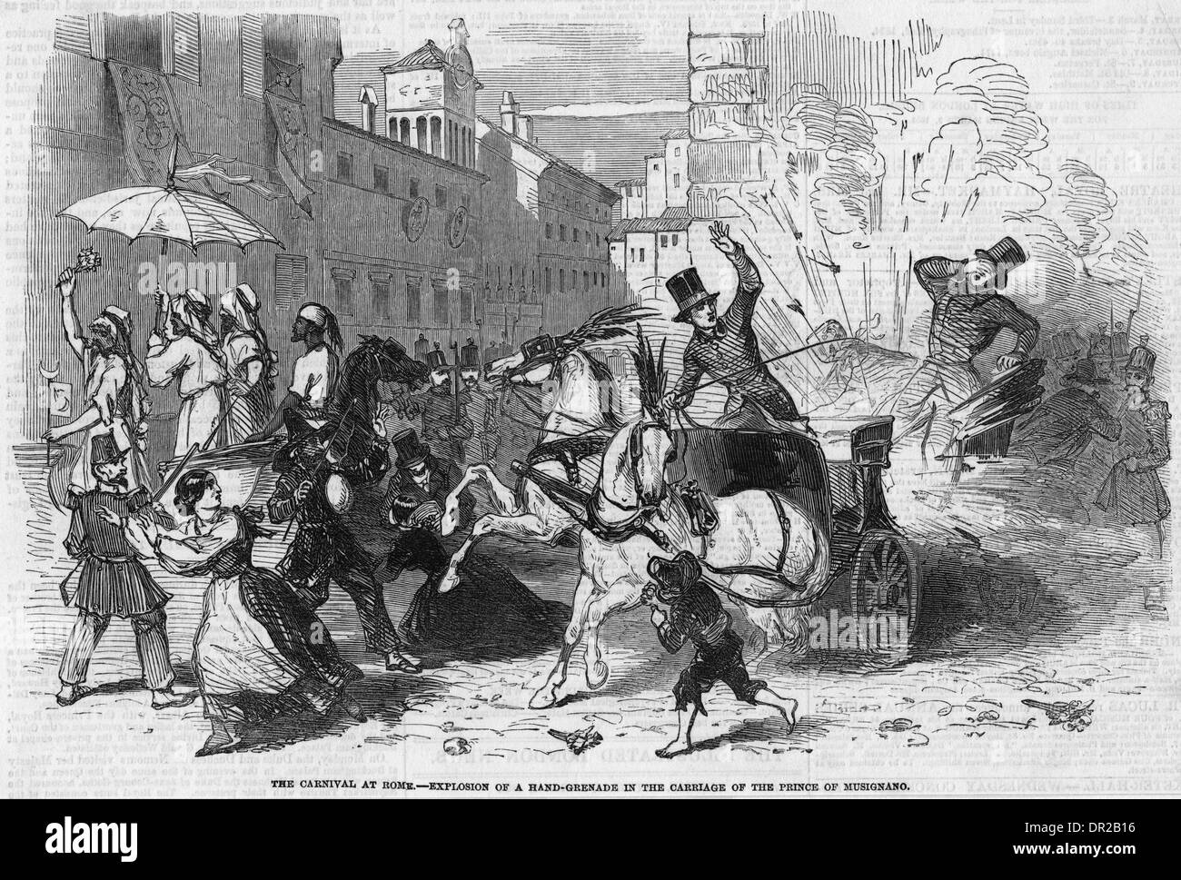 MUSIGNANO ANGEGRIFFEN Stockfoto