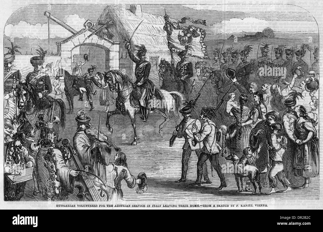 ÖSTERREICHISCHEN FREIWILLIGEN Stockfoto