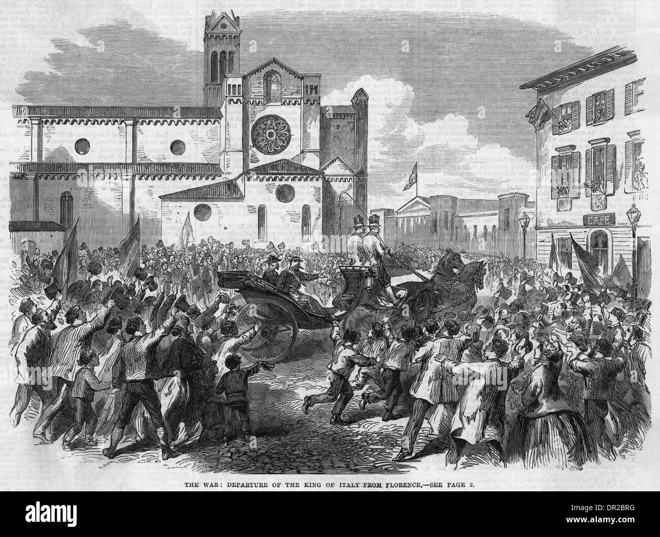 VITT. EM. IM FIRENZE Stockfoto