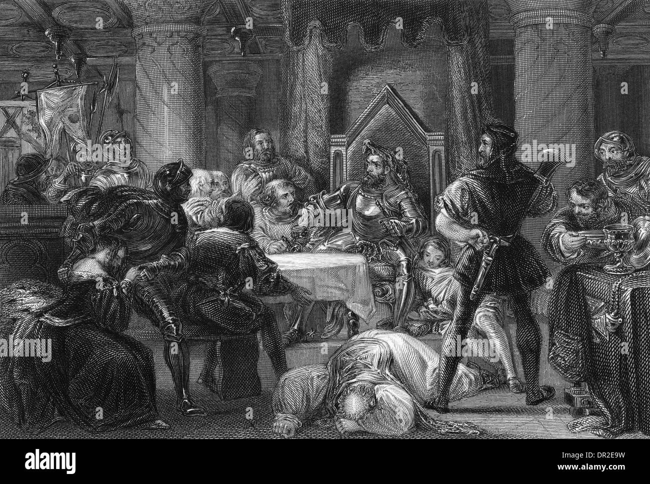 BISCHOF VON LÜTTICH GETÖTET Stockfoto